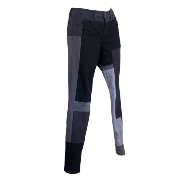 J BRAND “Slick” patchwork denim jeans, grey & black, skinny ankle. 26 - Picture 4 of 17